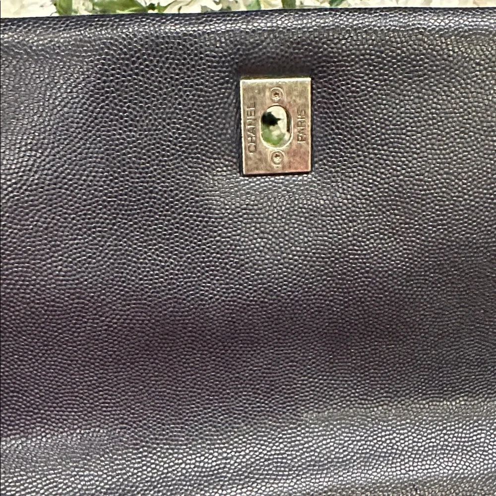 Navy blue Chanel coco handle - Picture 6 of 13
